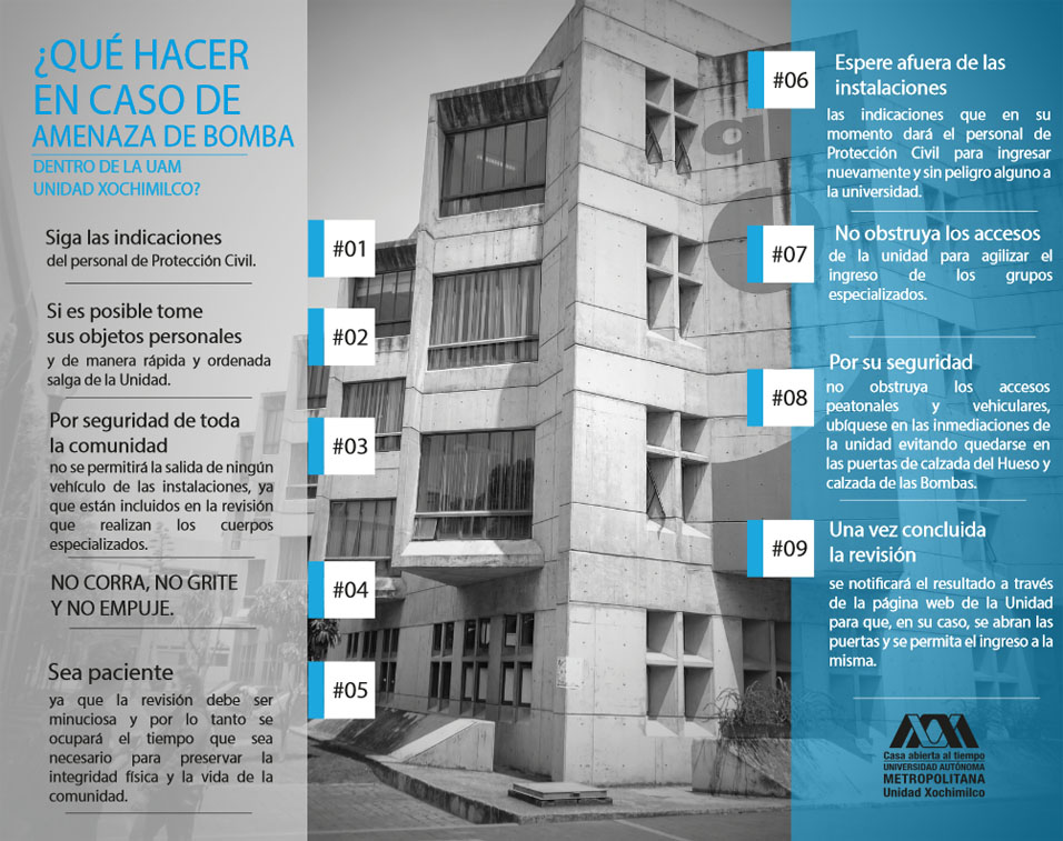 Que hacer en caso de Bomba